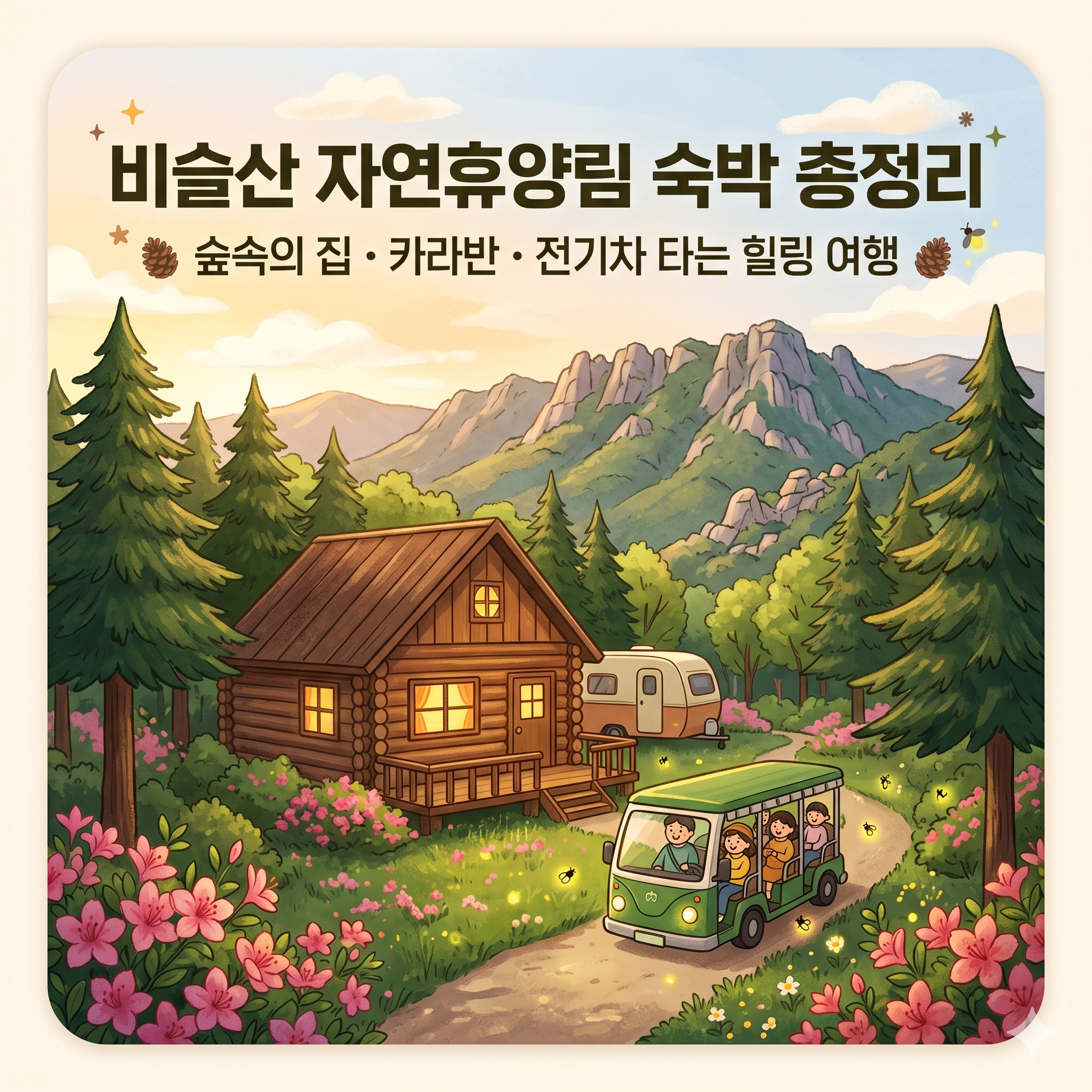 대구 근교 힐링 명소 비슬산 자연휴양림 숙박 및 시설 이용 총정리