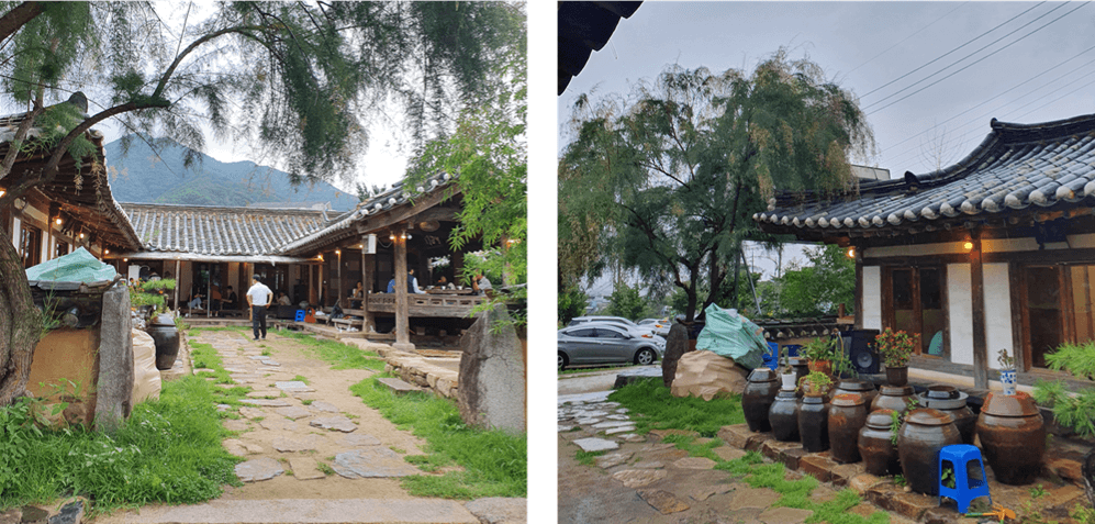 통나무묵집-외부-모습