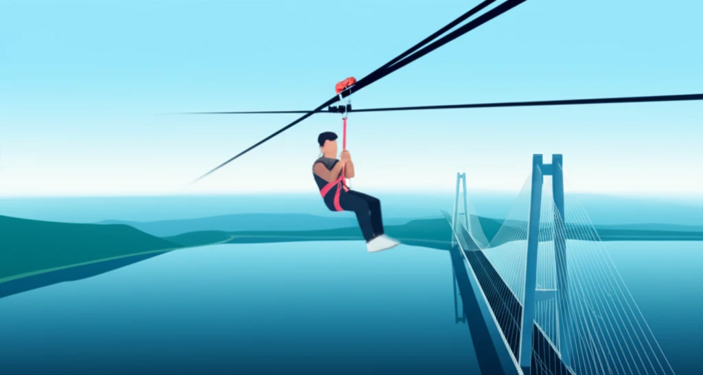 짚라인 예당호 국내 최장 1400m ..