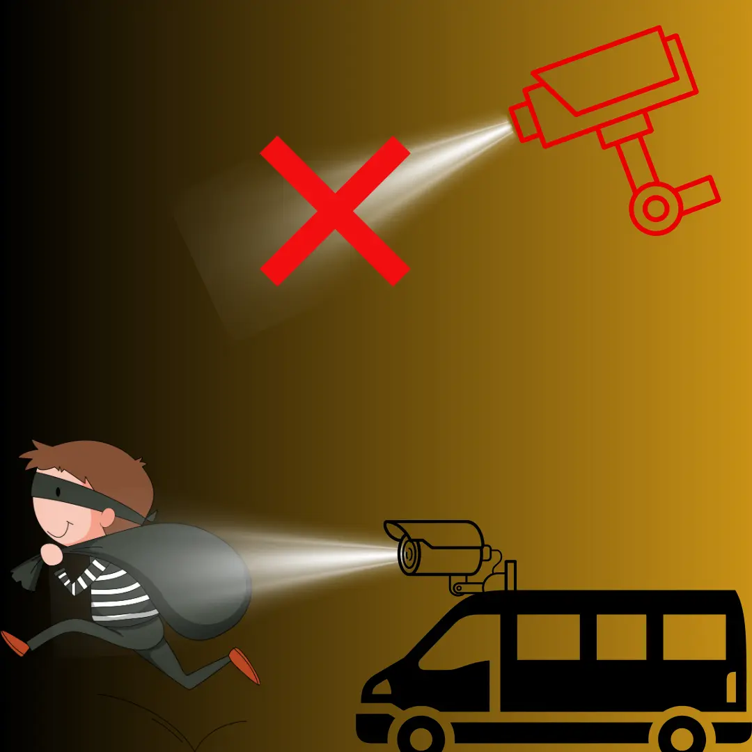 차량블랙박스에 찍인 도둑이미지