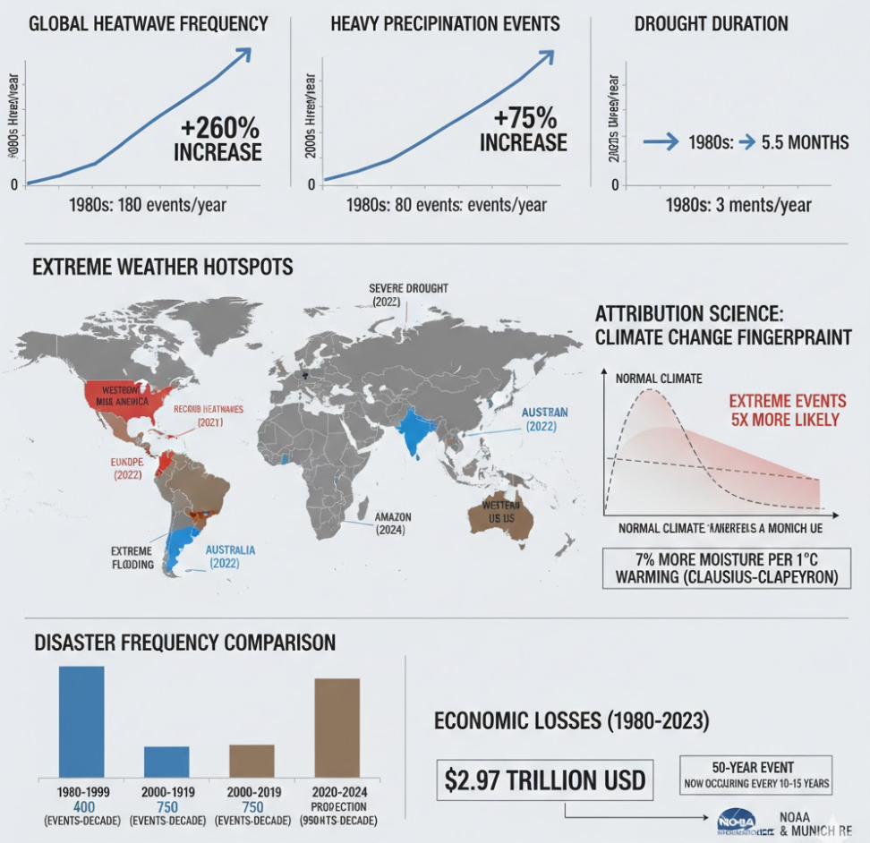 극한 기상 현상 증가 통계