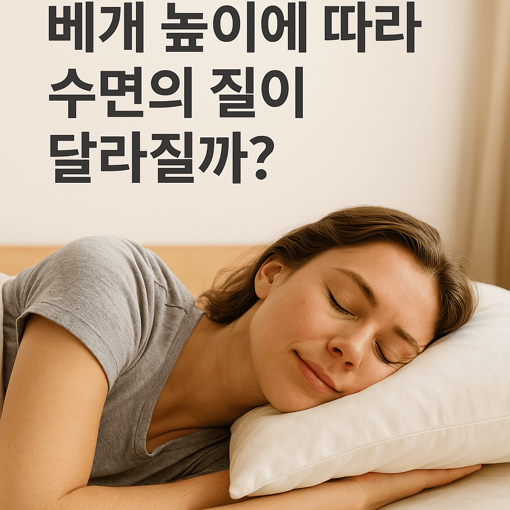 베개-높이에-따라-달라지는-수면의질