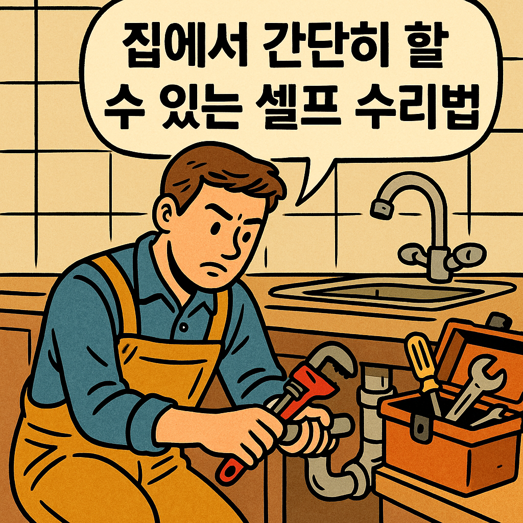 집에서 간단히 할 수 있는 셀프 수리법 이미지