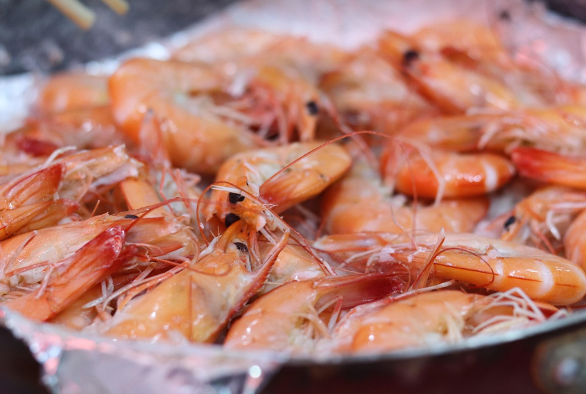 대하 소금구이의 모습