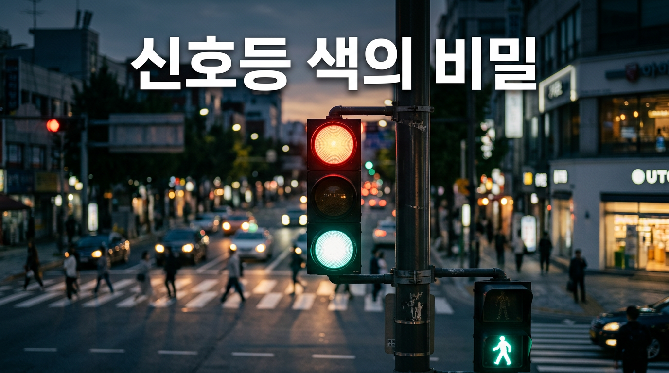 신호등 빨간불 초록불 유래를 보여주는 사진