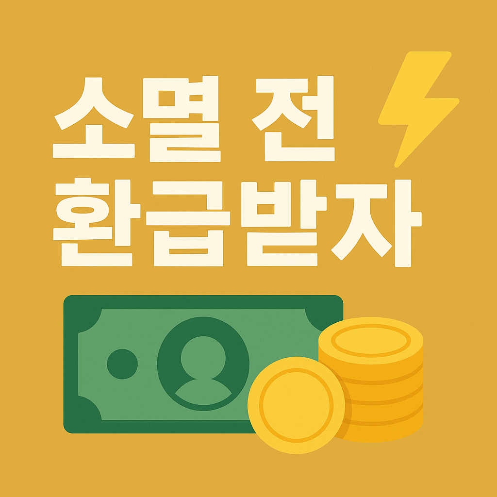 환급 신청 시 필요서류 리스트, 본인·가족·대리인 유형별 체크리스트