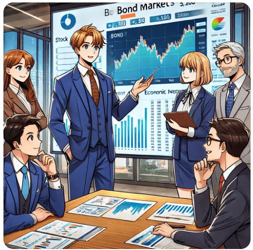 채권 상담하는 그림