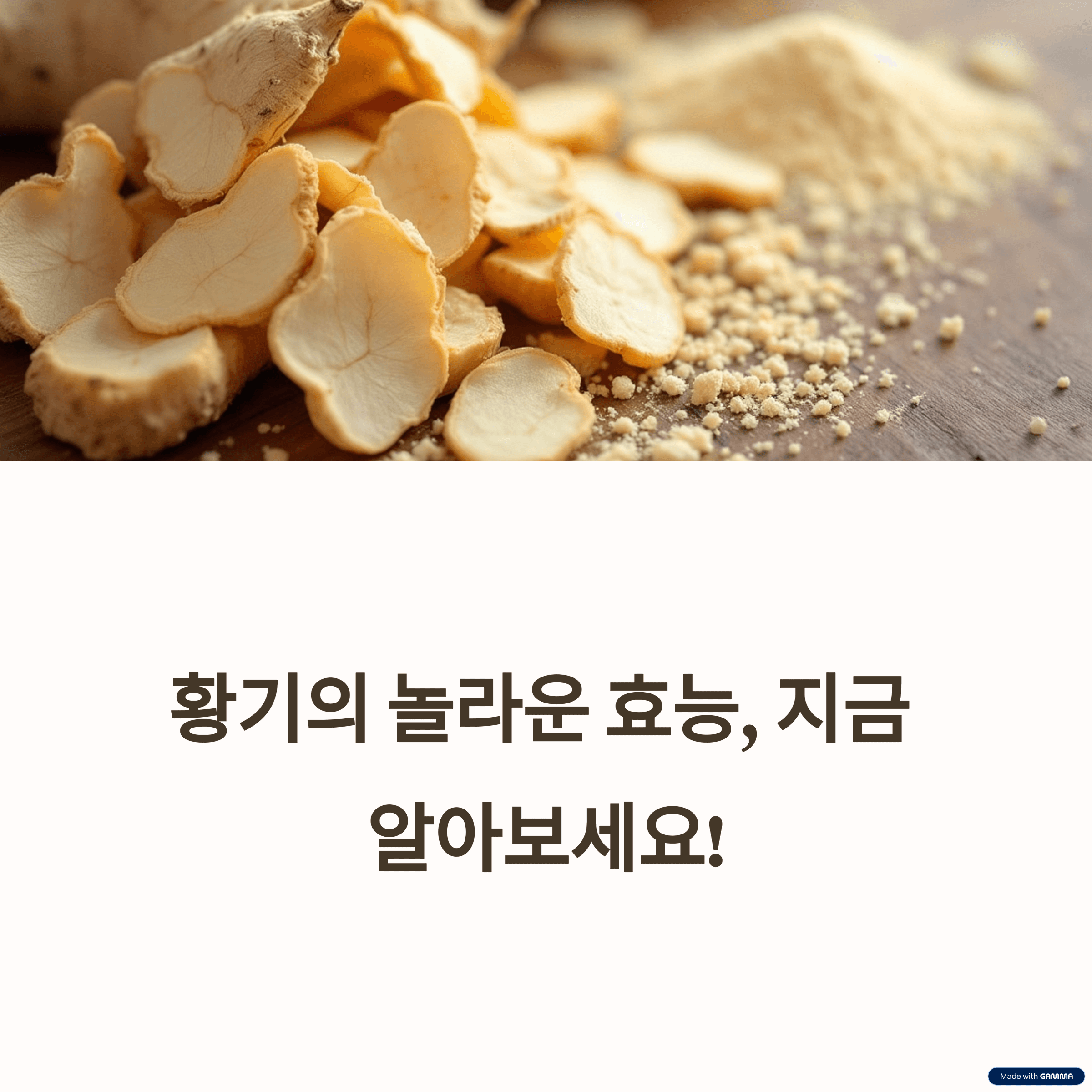황기 효능, 안전한 섭취법과 부작용 완벽 가이드