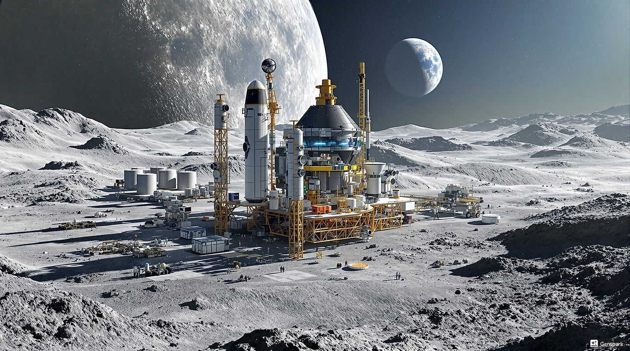 달 기지 건설 자원 활용과 에너지 생산 가능성