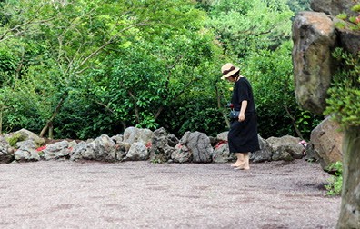 화산송이 맨발체험 