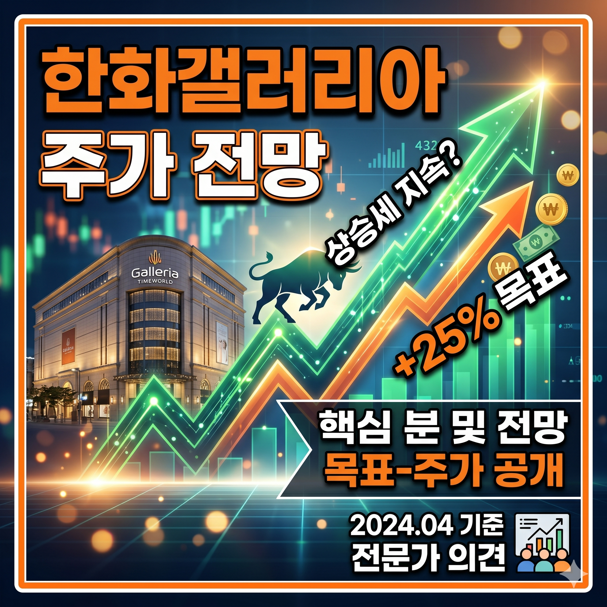 한화갤러리아 주가 전망
