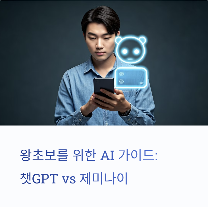 챗GPT와 제미나이, 나에게 맞는 AI는? (2025년 최신 비교)