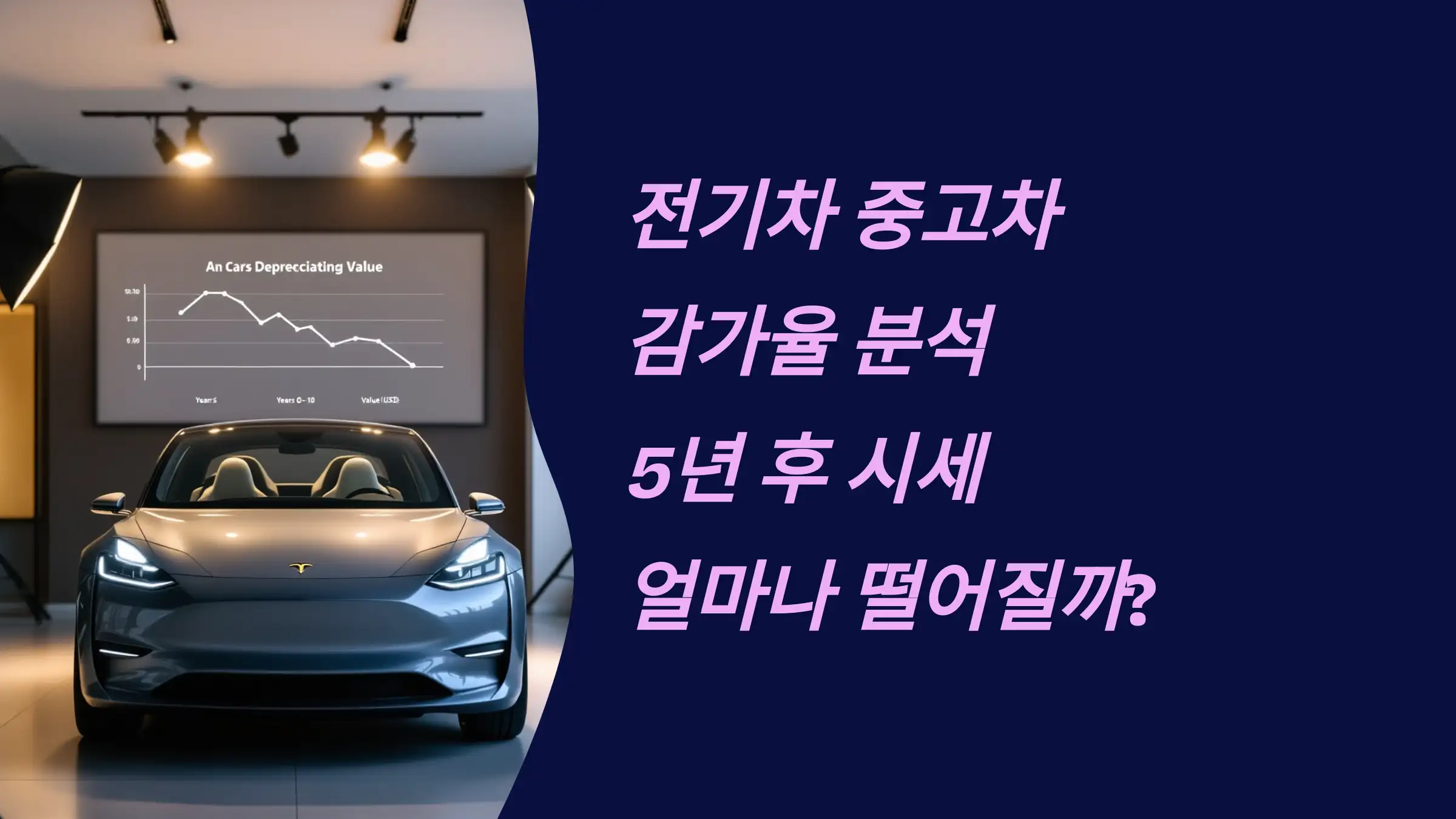 전기차 중고차 감가율 분석, 5년 후 시세 얼마나 떨어질까?