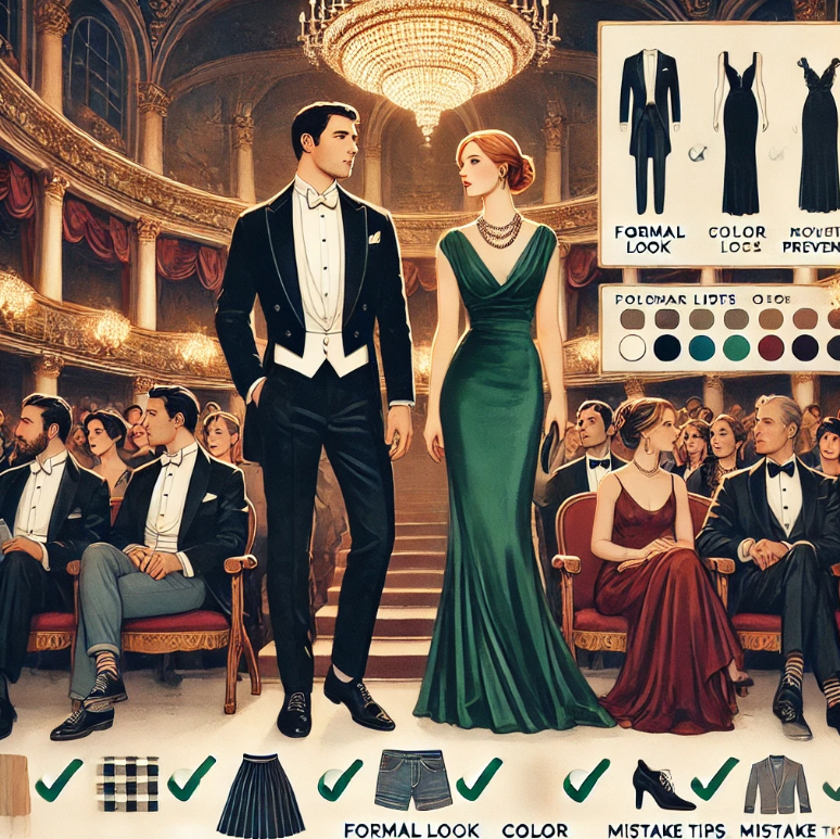 오페라 관람 복장 관련 그림