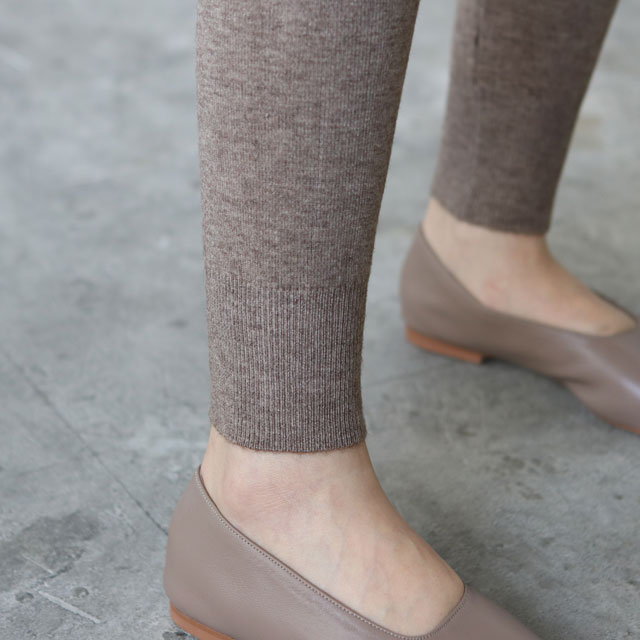 시보리 캐시미어 느낌 부드러운 울 니트 레깅스 겨울