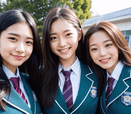 2025 수험생 할인혜택과 관련된 여고생들 사진