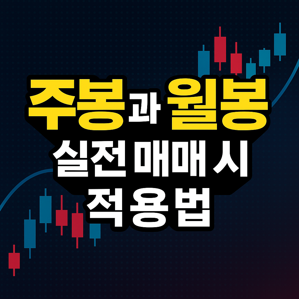 주식 차트 공부 : 주봉과 월봉