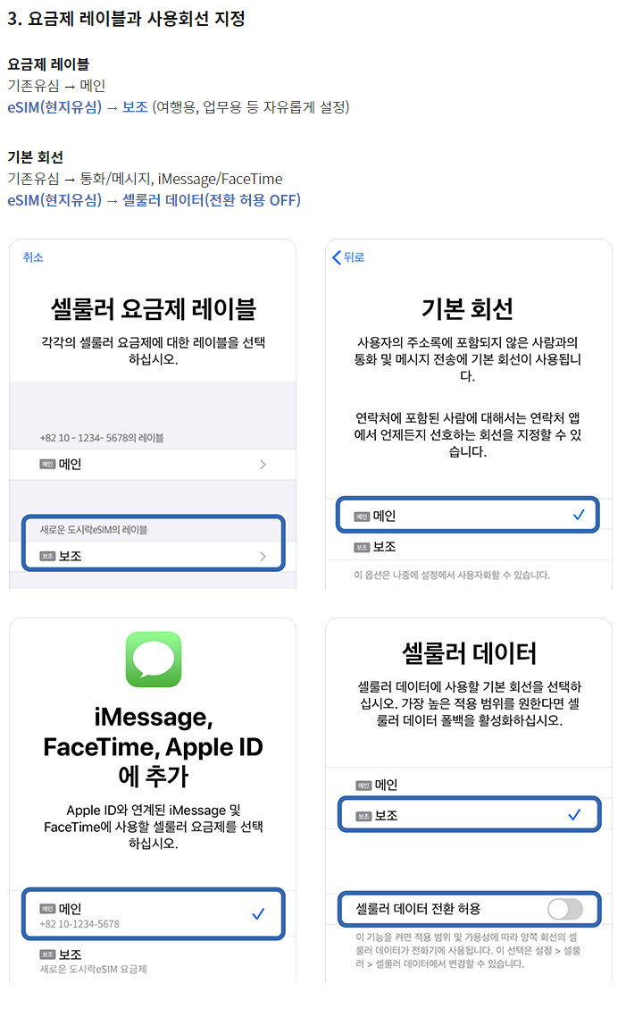 이심 사용법