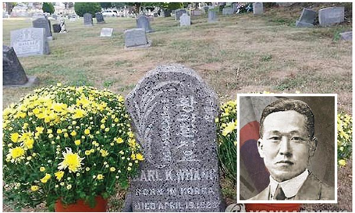 알트태그-황기환 선생의 묘소