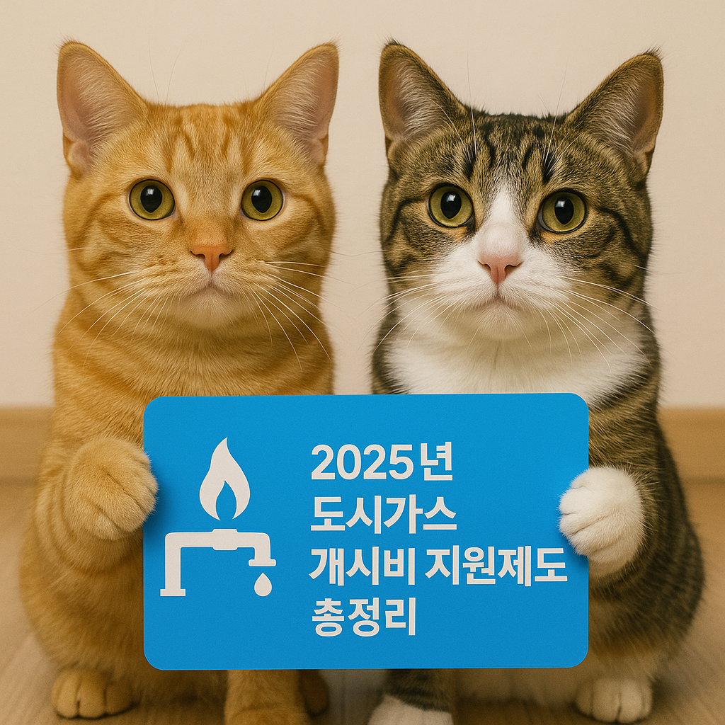 2025년 도시가스 개시비 지원제도