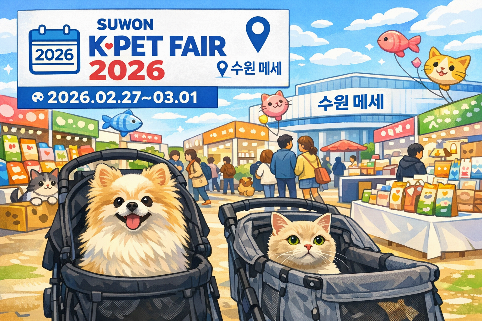 2026 수원 케이펫페어 총정리|참가업체·부스·사전등록·사료·유모차·주차까지