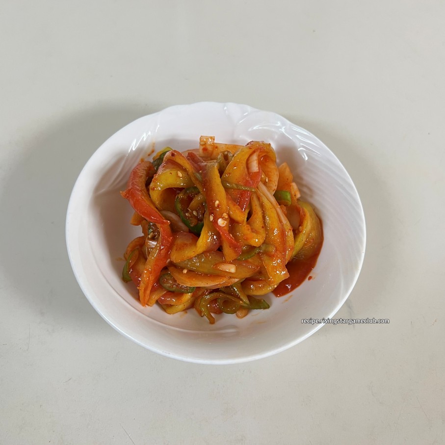 수박껍질(흰살) 무침