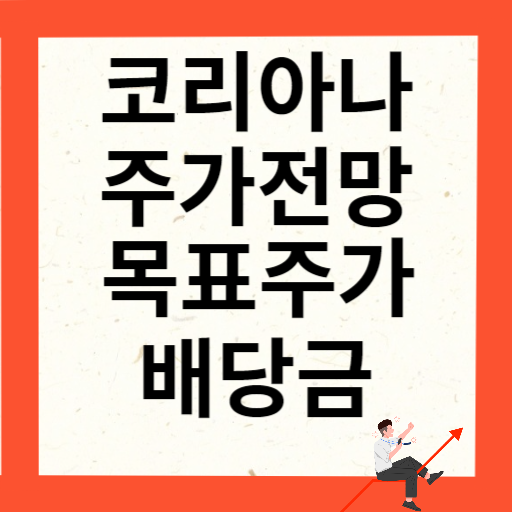 코리아나 주가 전망 목표주가 배당금