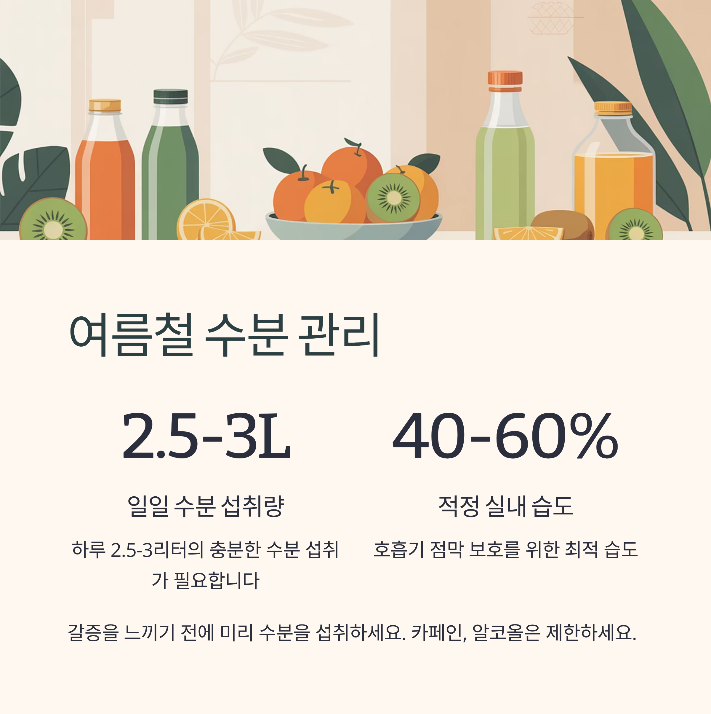 암환자 감염예방 여름철 관리