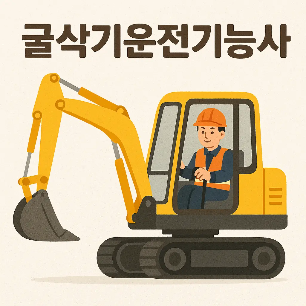 굴착기운전기능사 이미지