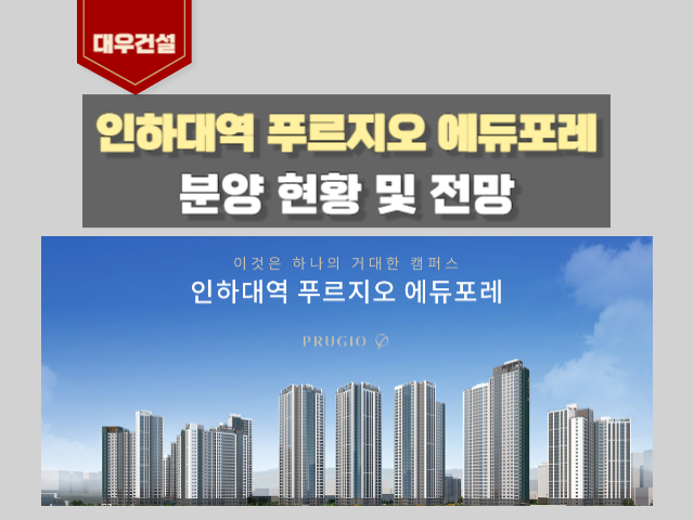 인하대역 푸르지오 에듀포레: 평생 학세권, 쾌속 교통, 풍부한 생활 인프라를 갖춘 미추홀구 랜드마크