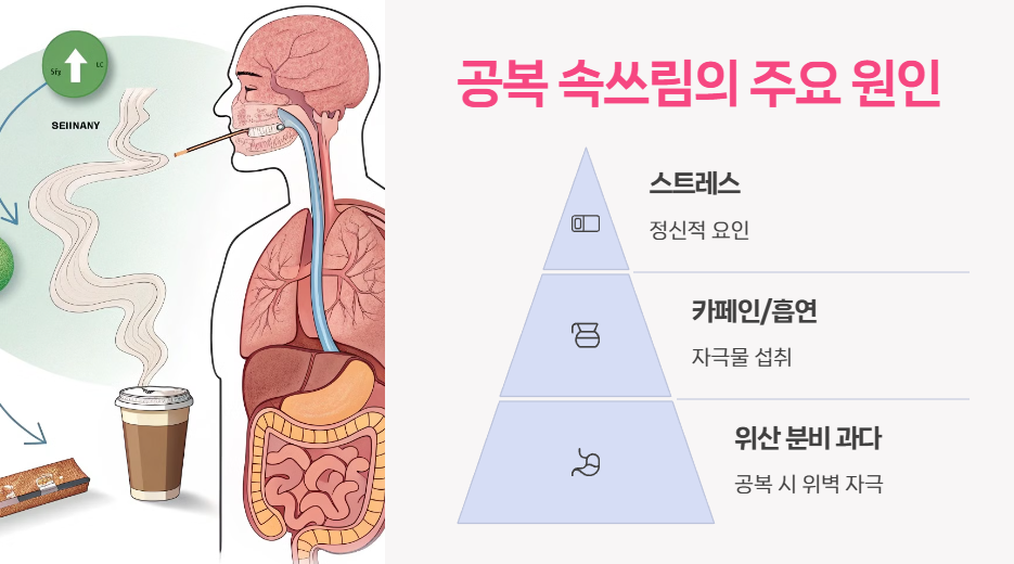 공복 속쓰림의 주요 원인 알아보기