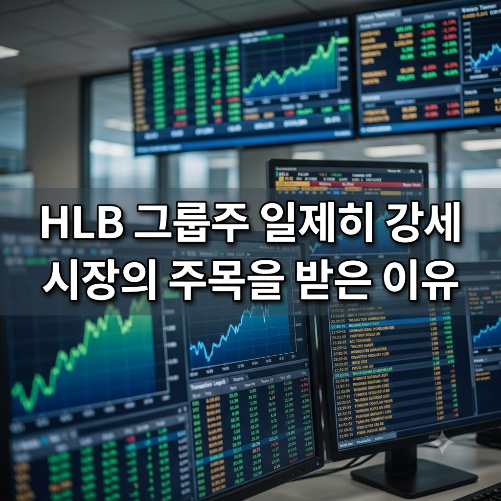 HLB 그룹주 일제히 강세 이유