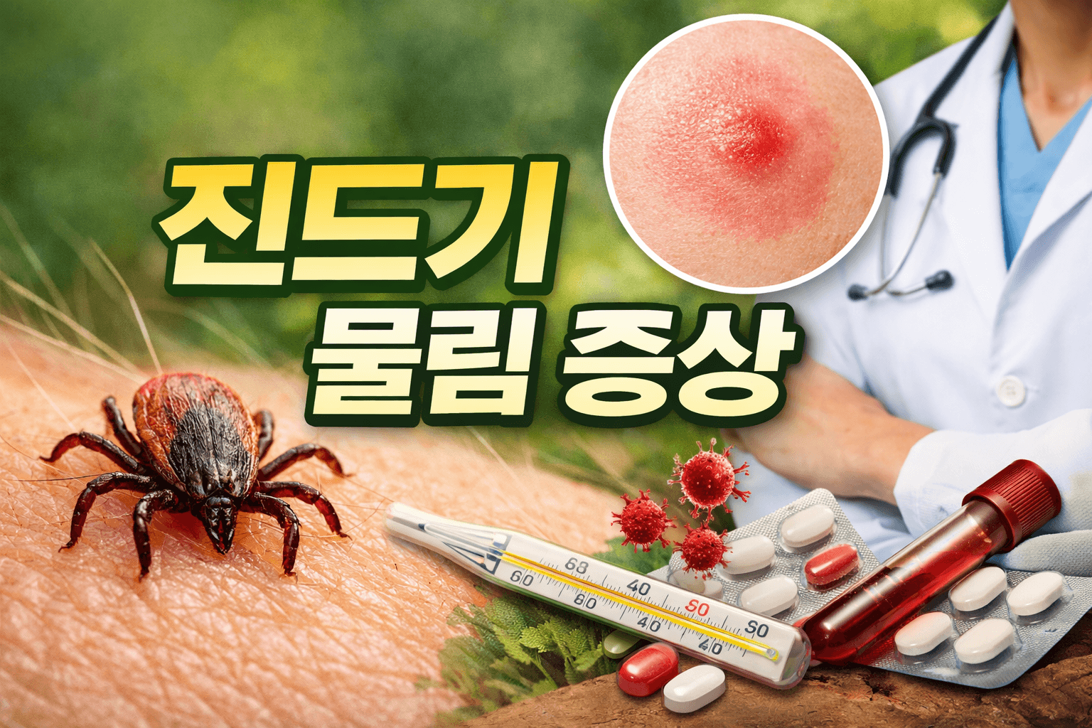 진드기 물림 증상 총정리: 가려움부터 치명적 질환까지 꼭 알아야 할 정보