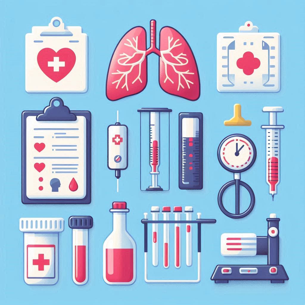 간단한 혈액검사와 흉부 X-ray