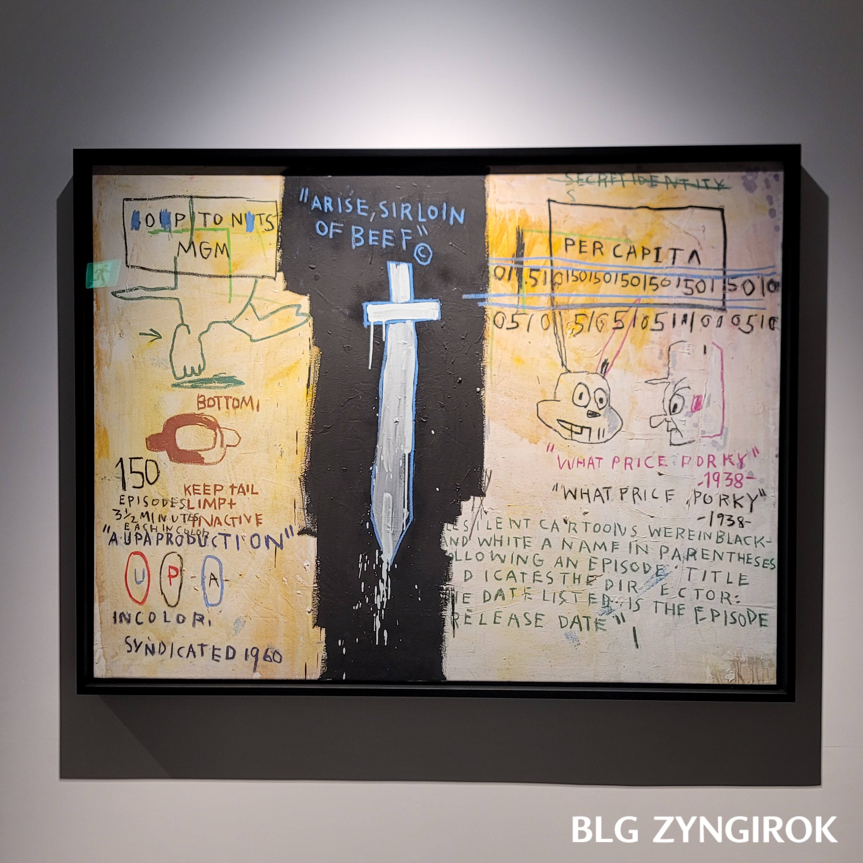 장미셀 바스키아 - 과거와 미래를 잇는 상징적 기호들