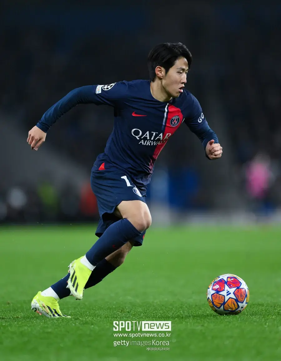 PSG 브레스트 이강인 풀타임 뎀벨레 멀티골