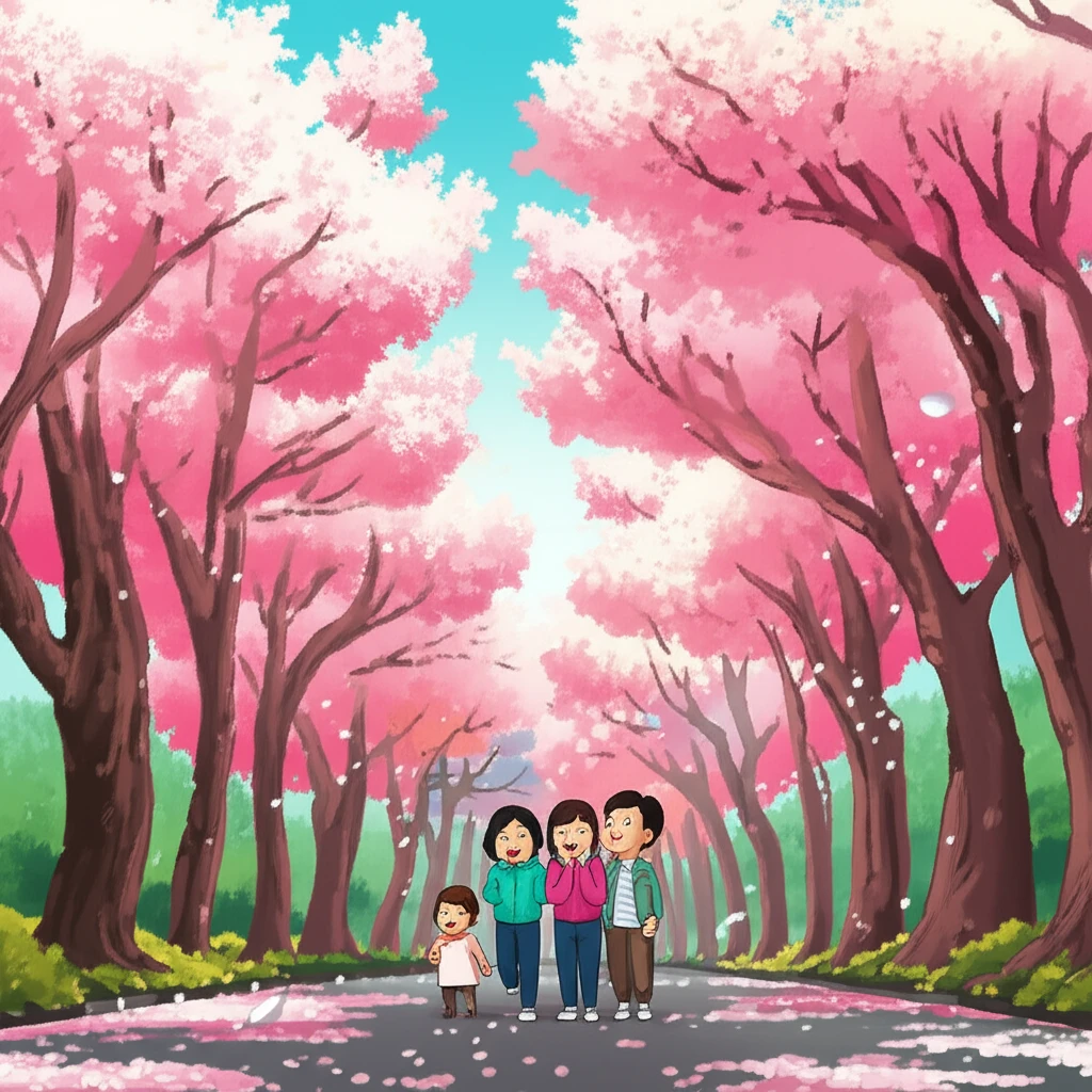 제주 전농로 벚꽃 개화일 만개 시기 ..