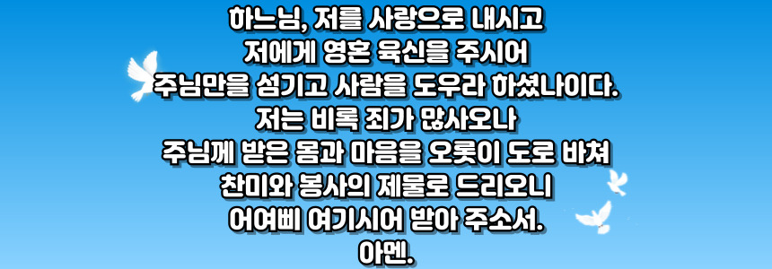 가톨릭 봉헌 기도