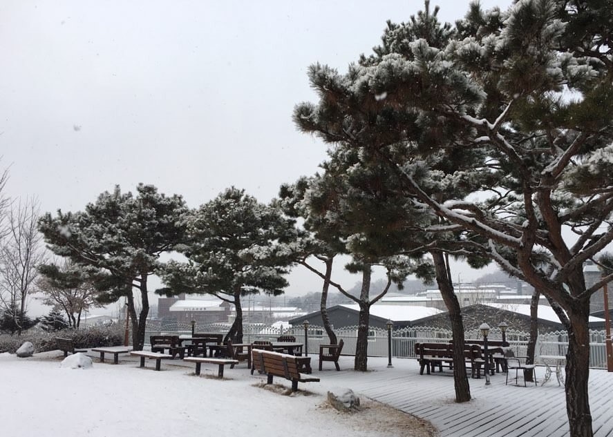 호스피스병원 실외정원