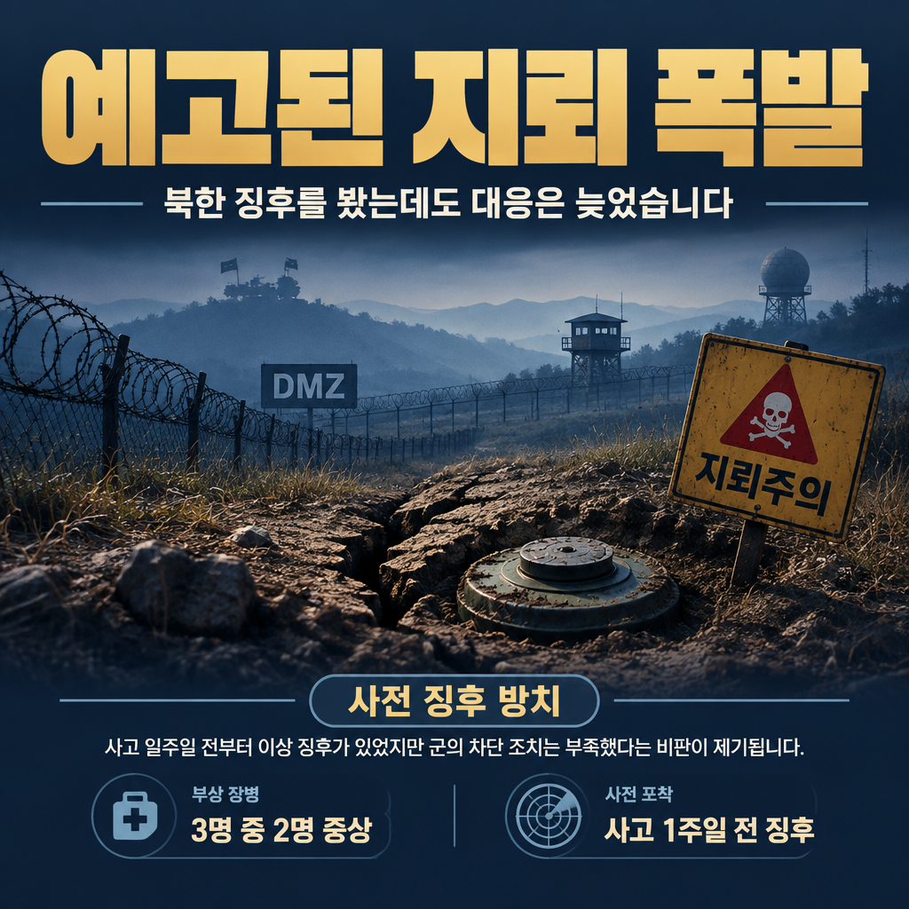 예고된 지뢰 폭발