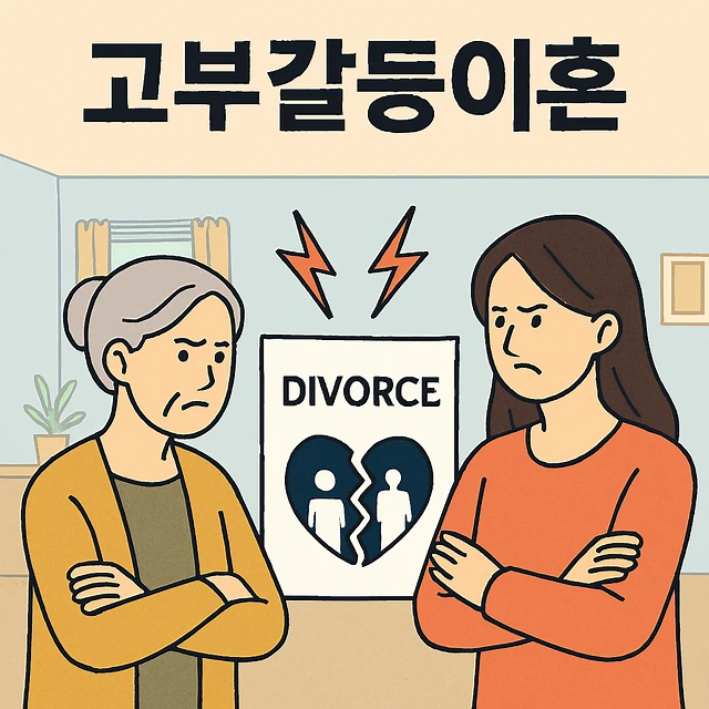 고부갈등이혼 조정, 고부갈등이혼 재산분할