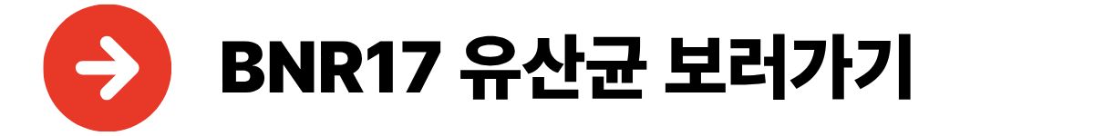 BNR17유산균
몸신의탄생
슬로우러닝다이어트
유산균다이어트
장건강
체중관리
4주다이어트
중년다이어트
건강정보