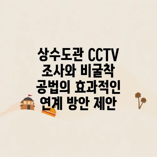 상수도관 CCTV 조사와 비굴착 공법의 효과적인 연계 방안 제안