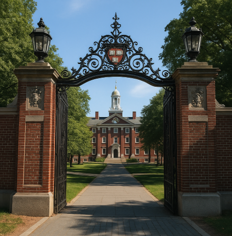 미국 경영대학 정문 사진