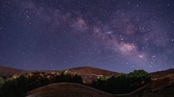 멋진 밤하늘의 별
