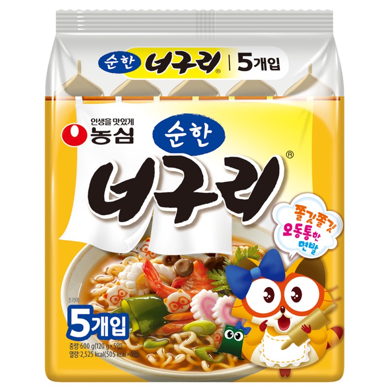 너구리 순한맛 120g