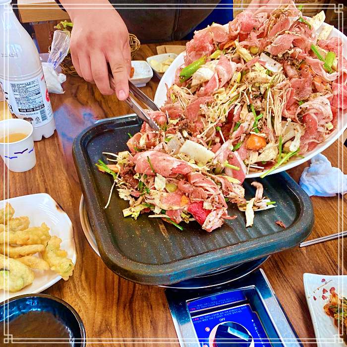 OBS 어서옵쇼 광명 동굴, 이케아 보양식 들깨 오리 주물럭 맛집