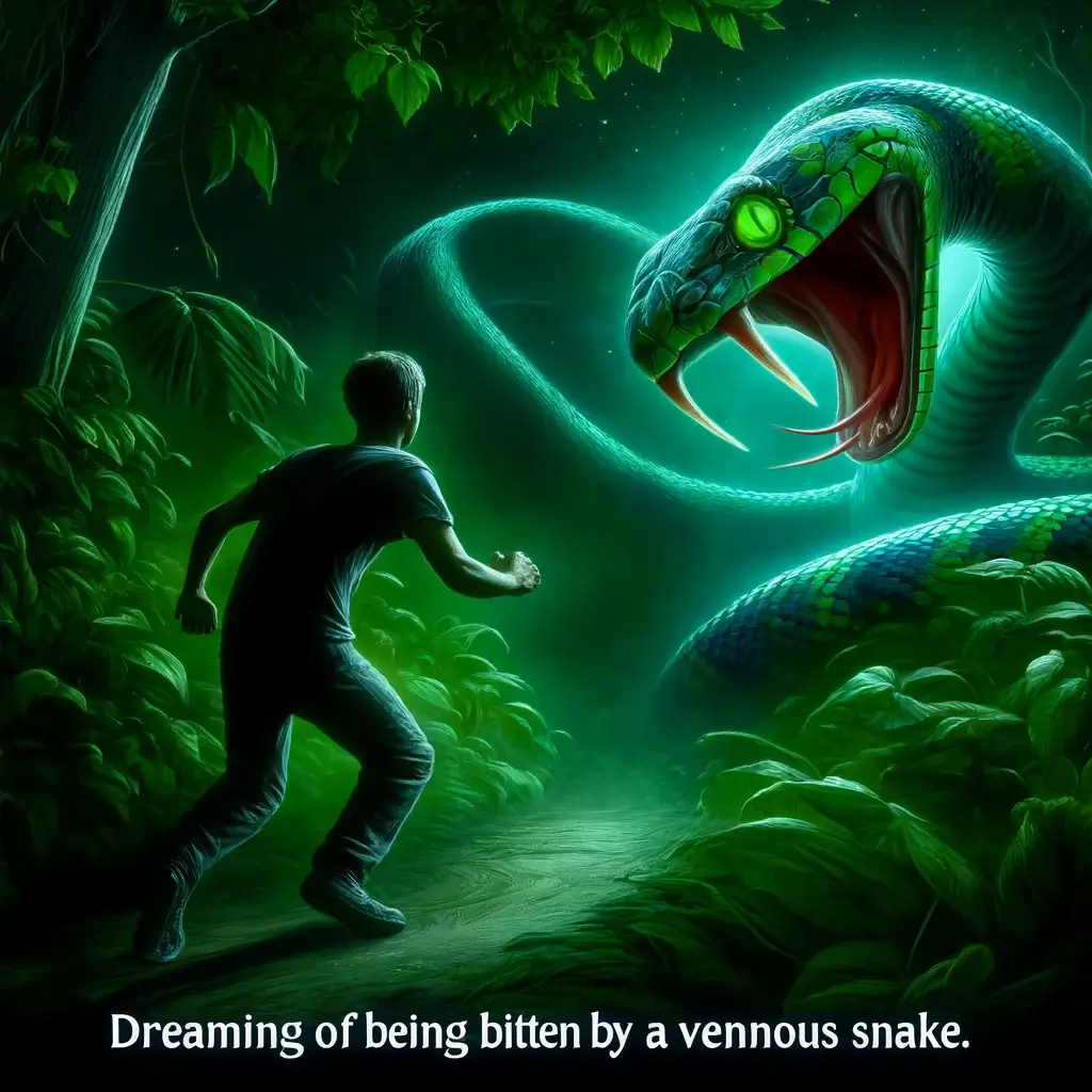 독사한테 물리는 꿈 해몽