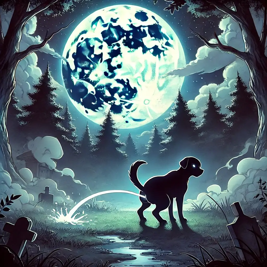 개가 오줌 싸는 꿈