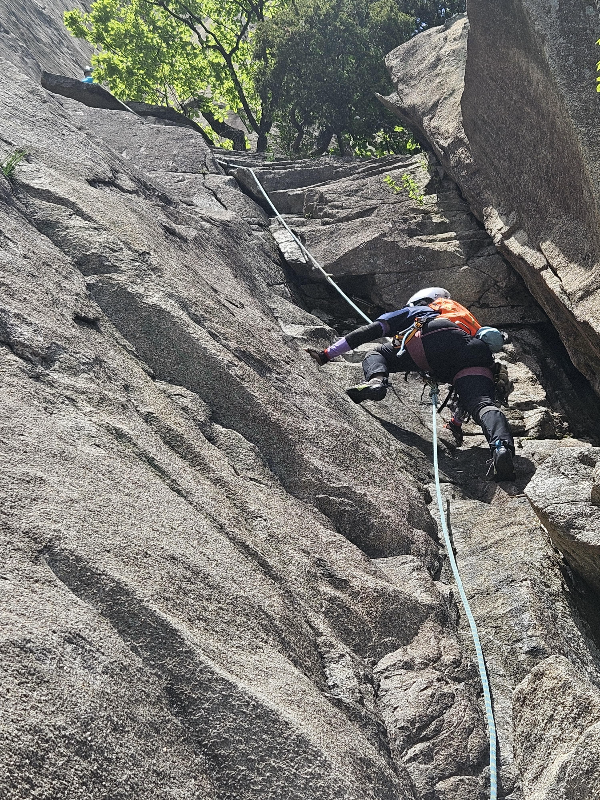 심우길 어프로치 등반
